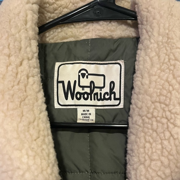 Woolrich Medium Faux Shearling Plaid Vest - Picture 6 of 7